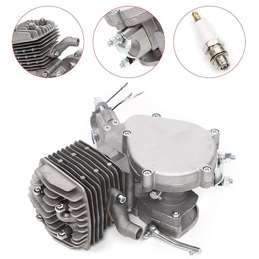 Motor para bicicleta 80CC 2 tiempos motor de ignición electrónica miniatura 4