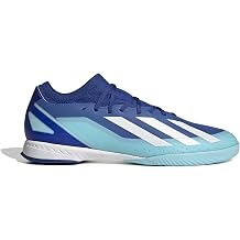 adidas Unisex-Adult X Crazyfast.3 Indoor Soccer Shoe Bright Royal/White/Solar Red, 12.0