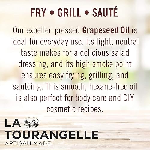 Vista 17 de La Tourangelle, Aceite de coco orgánico, mezcla única de aceite de girasol orgánico alto en oleico y aceite de coco refinado orgánico, cocina