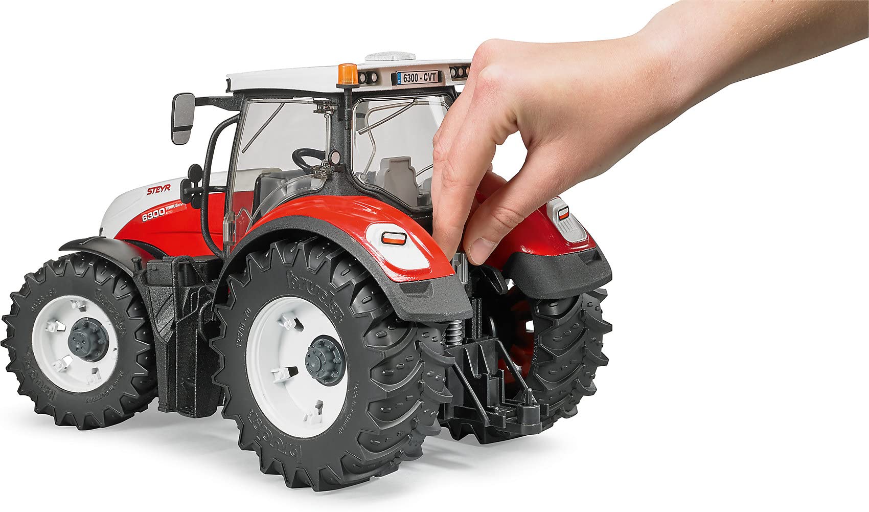 bruder 03180 - Steyr 6300 Terrus CVT, trattore, veicolo, azienda agricola