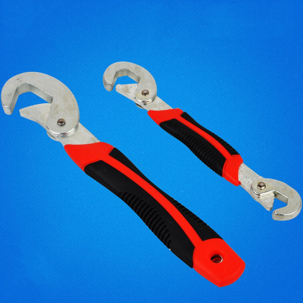 2Pcs/Set Grip Wrench, Adjustable Quick Snap'N Grip Wrench, Functional