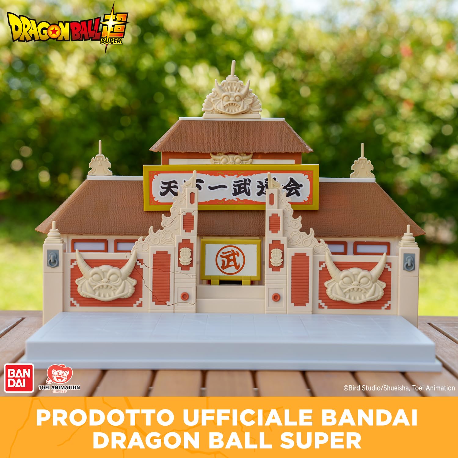 Dragon Ball Super Bandai Arena Tenkaichi Budokai - Torneo Mondiale di Arti Marziali - Diorama per Figure Dragon Ball Scenografia Ufficiale Combattimento - Giocattolo bambini 4 anni in su - 36790