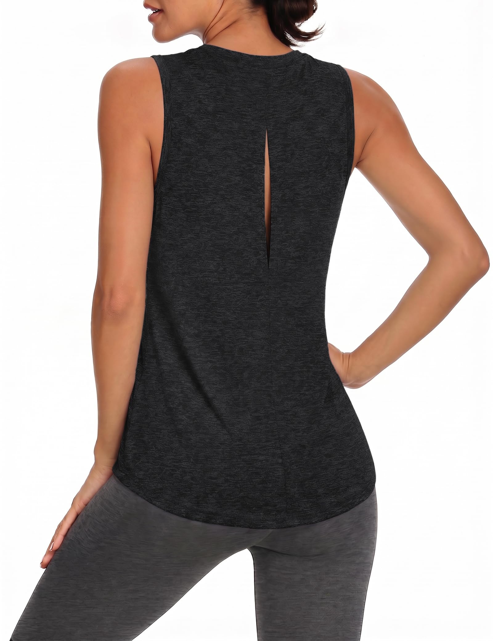 Gyabnw Yoga Sport Damen Tank Top Ärmelloses Outdoor Oberteile Sommer Fitness Tops Gym Leichte Sporttop Casual