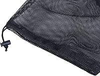 Vista 5 de Bolsa de malla de nylon 5pcs bolsa de viaje bolsa de equipo deportivo BVP01, Negro S, Cordón