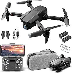 Drone Com Camera Drone Profissional 4K HD câmeras com Fluxo óptico FPV Mini Controle Remoto DroneQuadricóptero Bolsa De Transporte LS-XT6