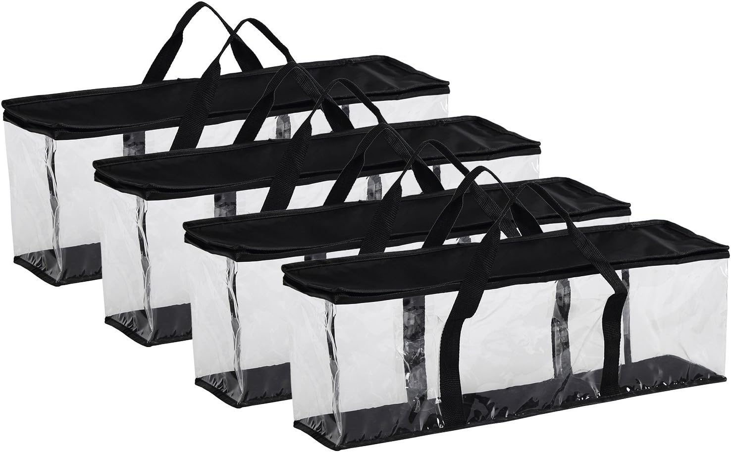 Fasmov Set of 4 DVD Storage Bags Hold up to 160 DVDs (40
