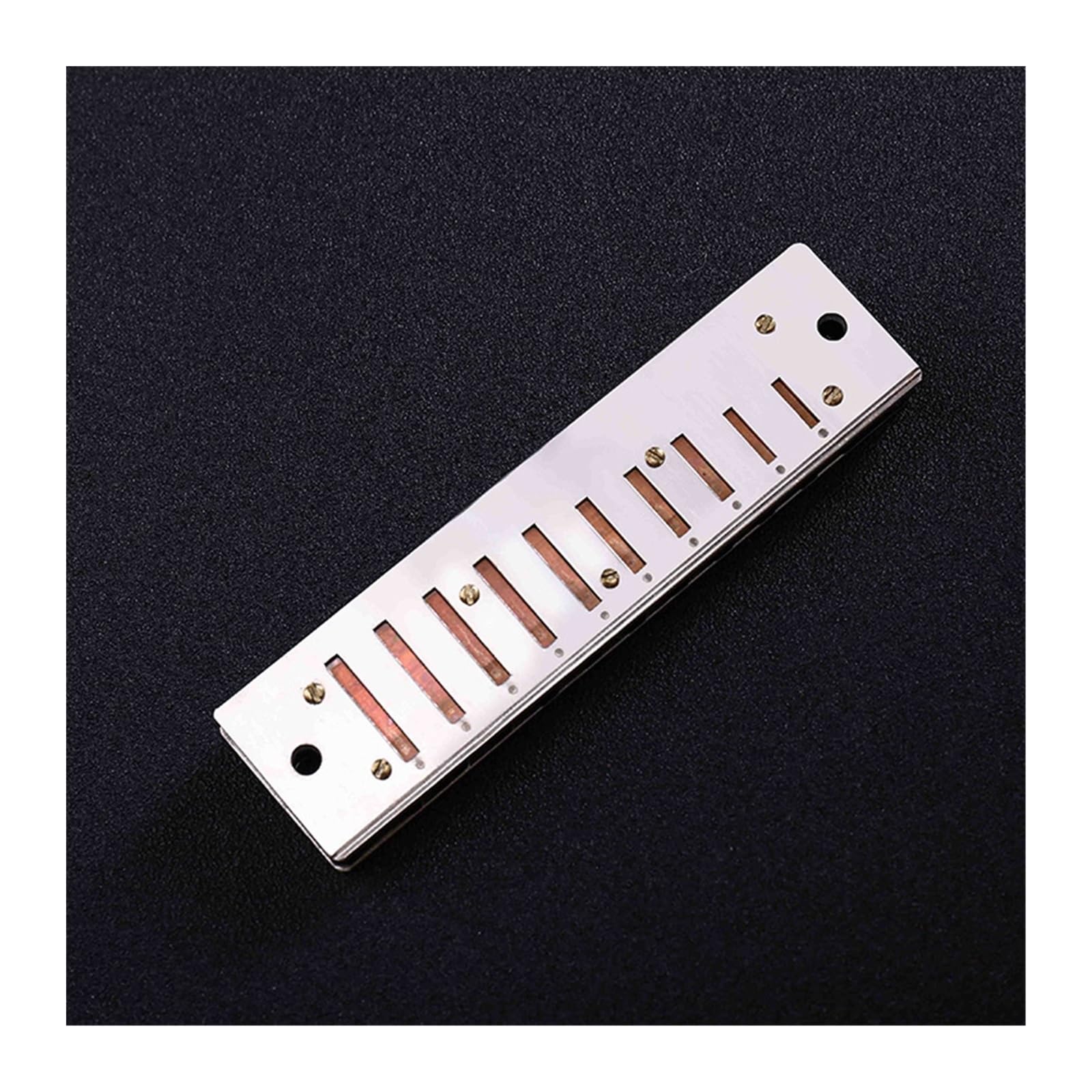 Mundharmonikas 10-Loch-Profi-Anfänger Spielen Mundharmonika, Schwarzes Musikinstrument