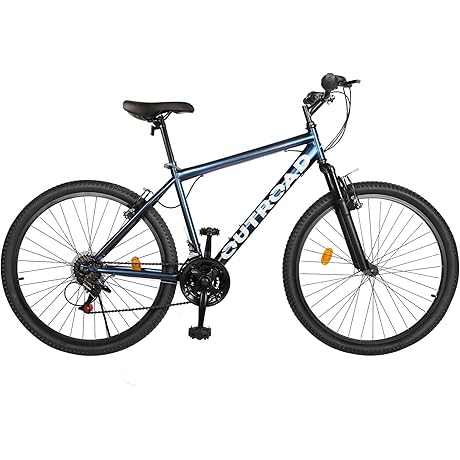 26 inch Mountain Bike, High-Carbon Steel Frame, 21 Speeds Sport Cycling MTB