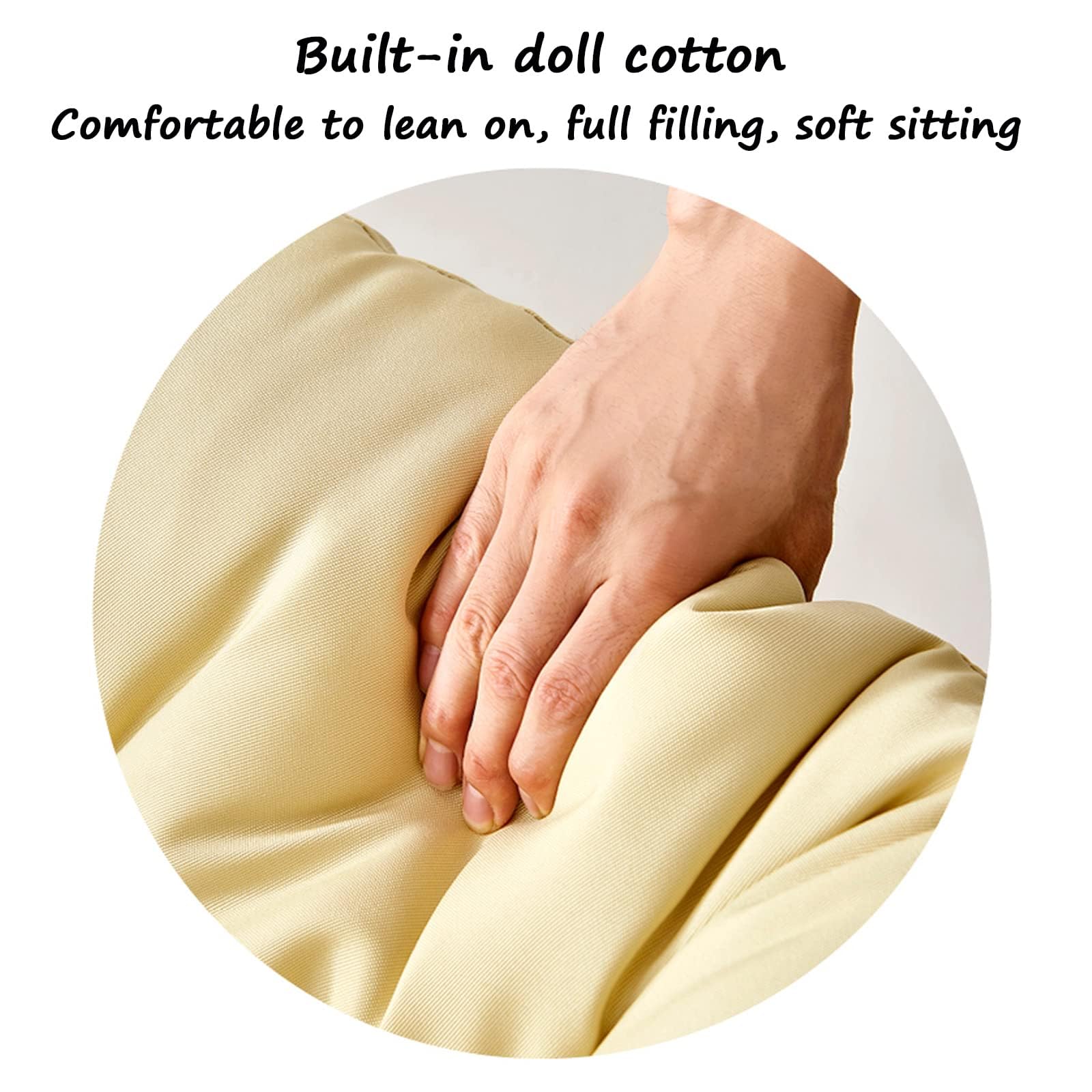 Cojín De Silla Con Lazos Para Sillas De Comedor, Respaldo Suave Y