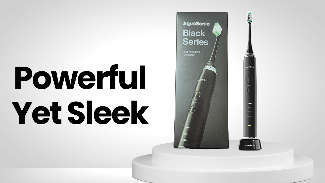 Deep Clean Every Time | AquaSonic Electric Toothbrush Review