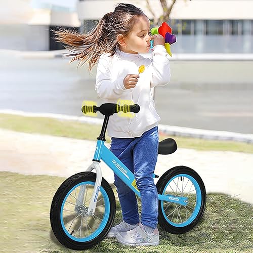 Miniatura 8 de Bicicleta infantil para niñas y niños de 3, 4, 5, 6 años, bicicletas para niños de 14 pulgadas con ruedas de entrenamiento y freno de mano,