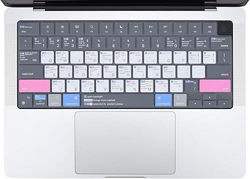 Miniatura 8 de MacOS Funda de teclado de acceso directo para MacBook Pro 14 de 16 pulgadas, M4, M3, M2, MacBook Air de 15.3 pulgadas, M4, M3, A3241, A3114, A3112,