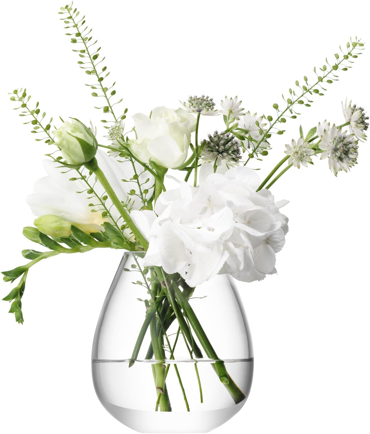 LSA International Flower Mini Table Vase H 9.5 cm Clear 1 Unit