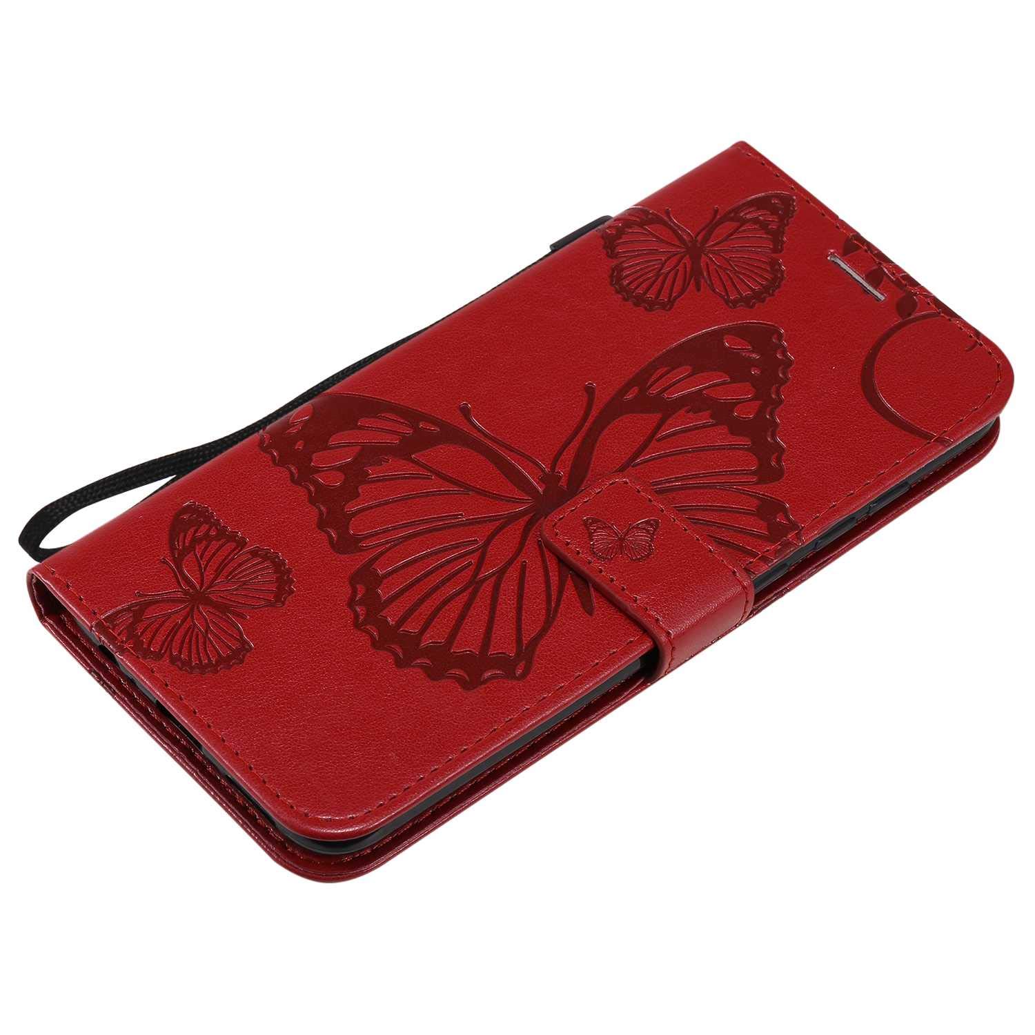 Asuwish Cover Portafoglio Per Xiaomi Redmi Note 9 / Redmi 10X 4G, Con 3 Slot Carte, Chiusura Magnetica E Cinturino, Include Vetro Temperato - 6