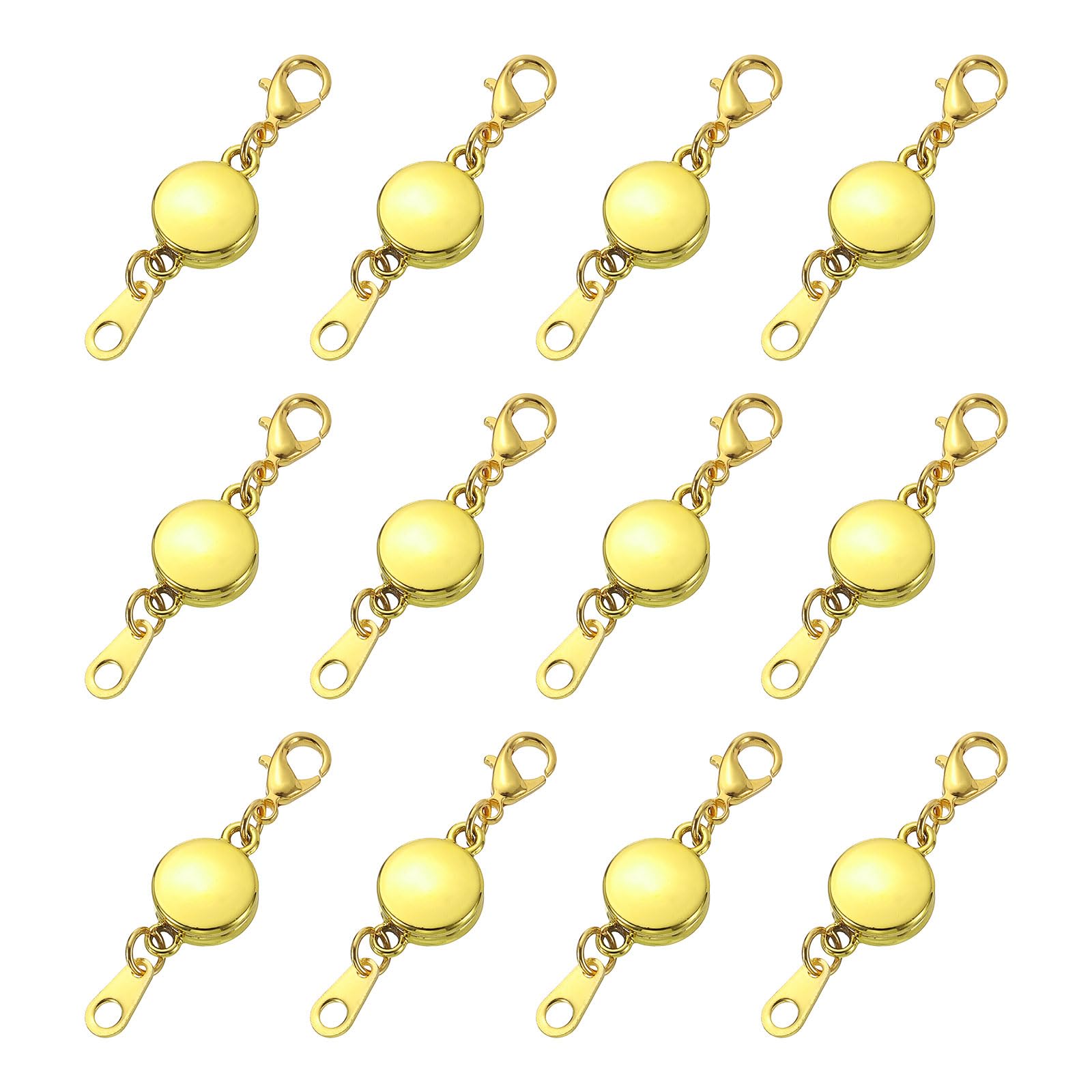 Fermoirs ronds pour colliers et bracelets dorés uxcell pour réparer vos attaches cassées