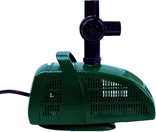 Miniatura 6 de Fish Mate Bomba sumergible de 500 estanques  530 galones por hora de caudal, rodamientos de eje de cerámica, filtro antiobstrucción, eficiencia