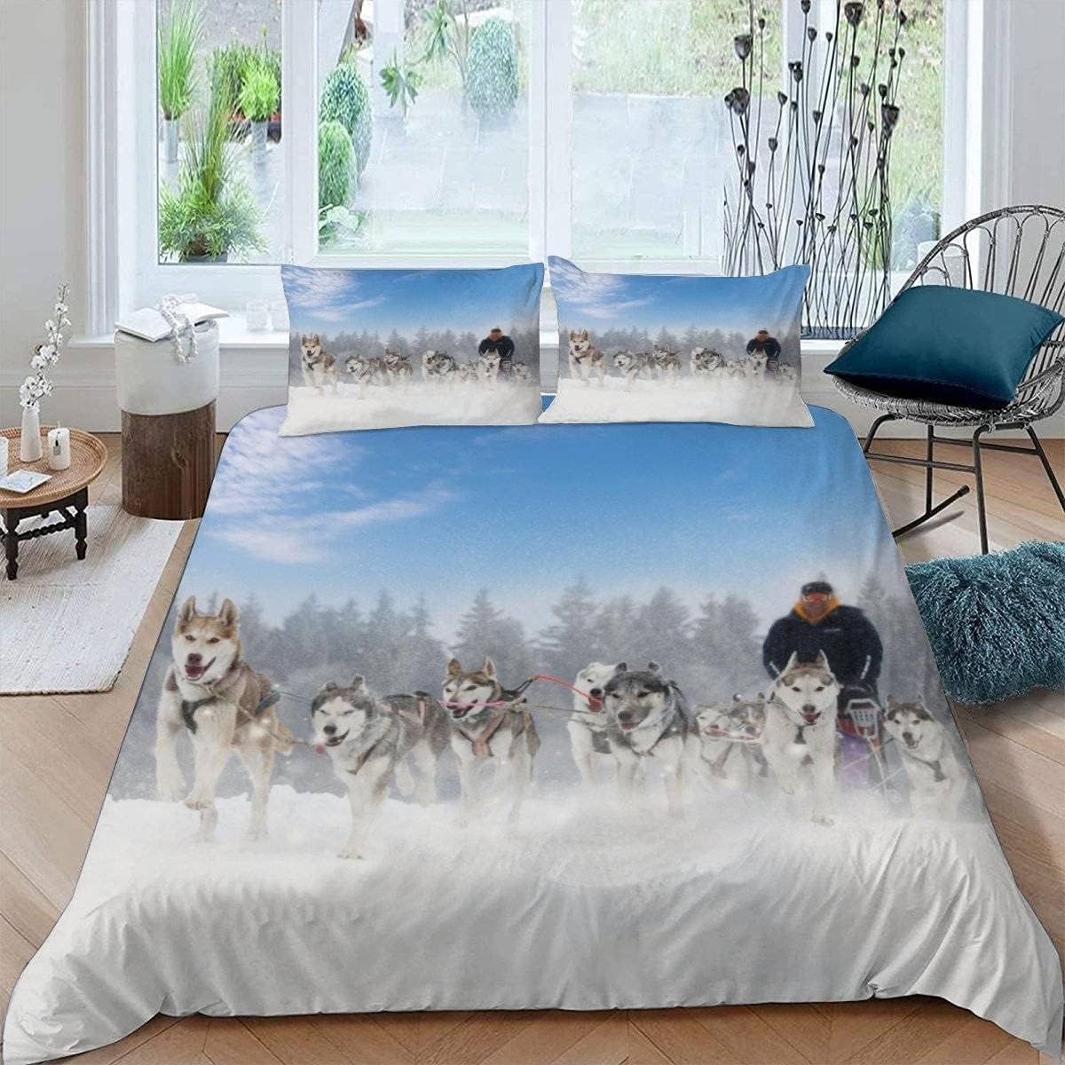 Bettwäsche 140x200 Mais Design - 3D Druck Mikrofaser