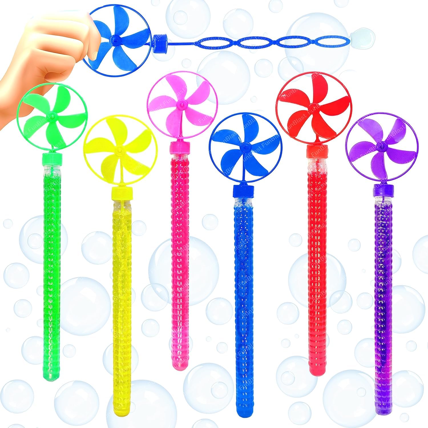 Chandni Chowk bajar Colorful Bubble Blaster Toy for Kids- Bubble Blower with Wand and Windmill Toy for Kids, Bubble Maker for Kids Indoor & Outdoor Toys, Birthday Return Gifts for Kids (Pack of 6) (B0CYKXHHRX) Amazon Price History, Amazon Price Tracker