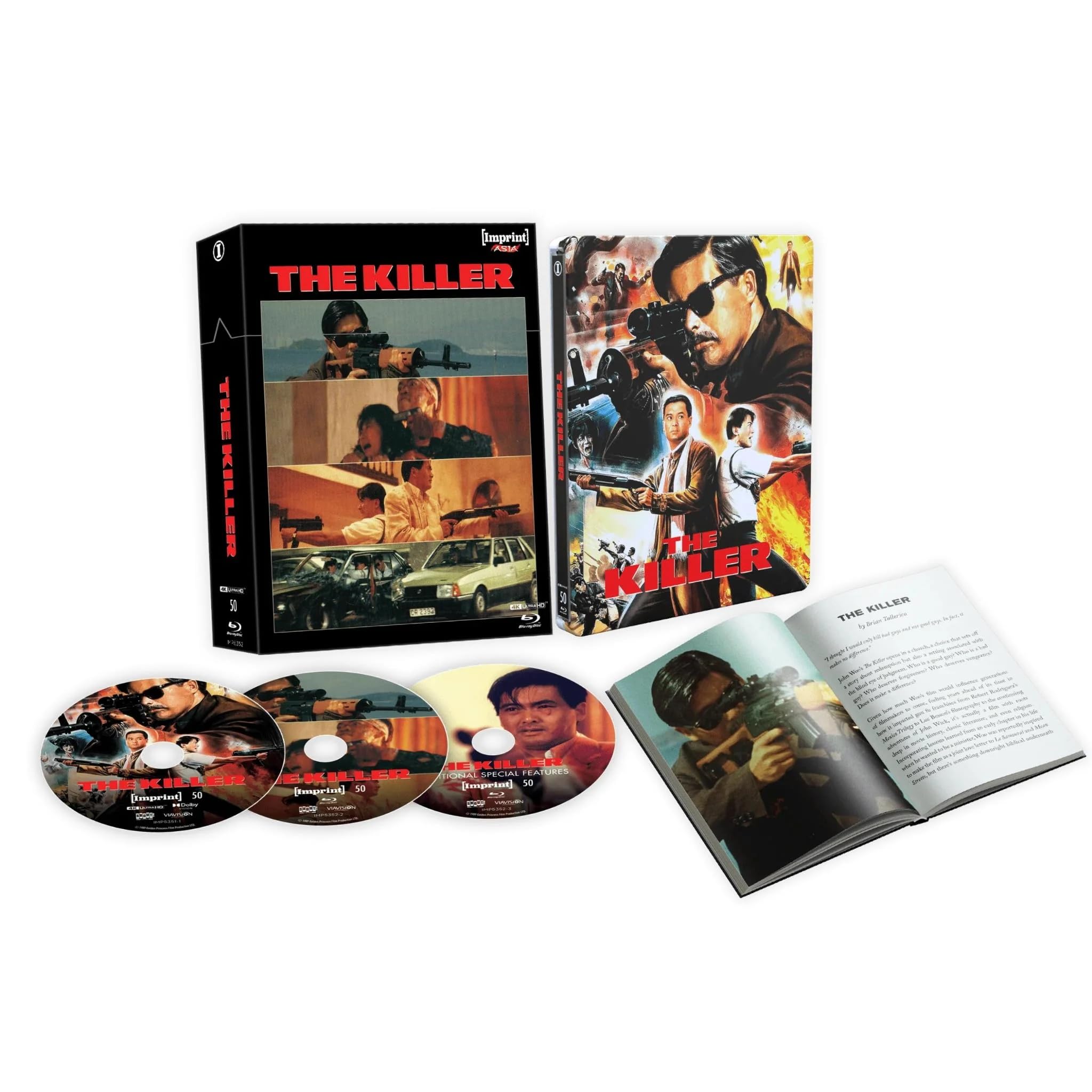 The Killer (1989) - 4K UHD + Blu-ray SteelBook + Hardcover Booklet in Limited Edition Hardbox - Imprint Asia #50