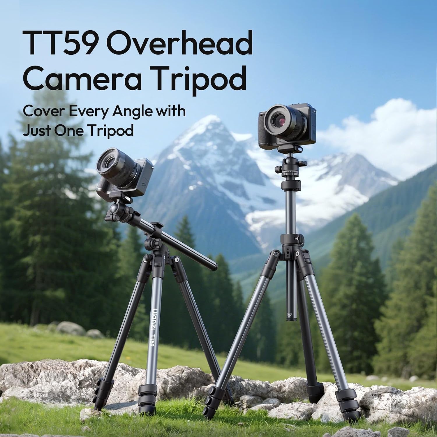 Ulanzi TT59 Center Pole Horizontal Angle Shooting Tripod
