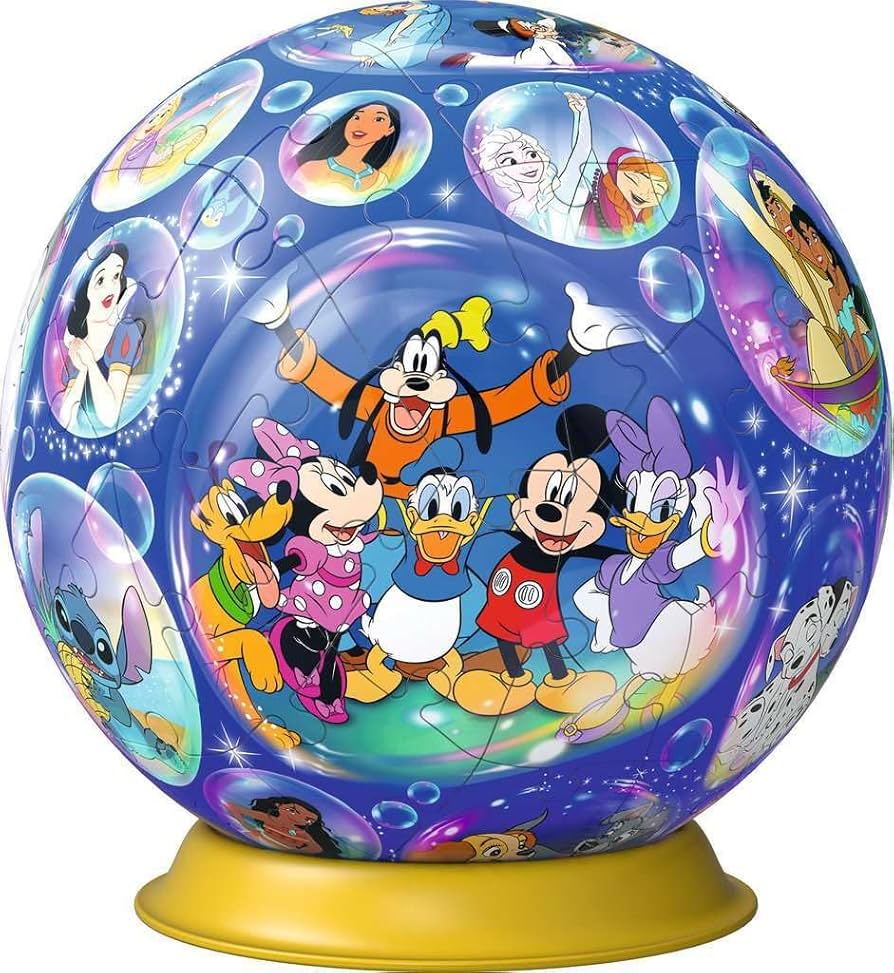デズニーコレクション Amazon.com: Ravensburger 3D Puzzle Ball Disney Characters 72