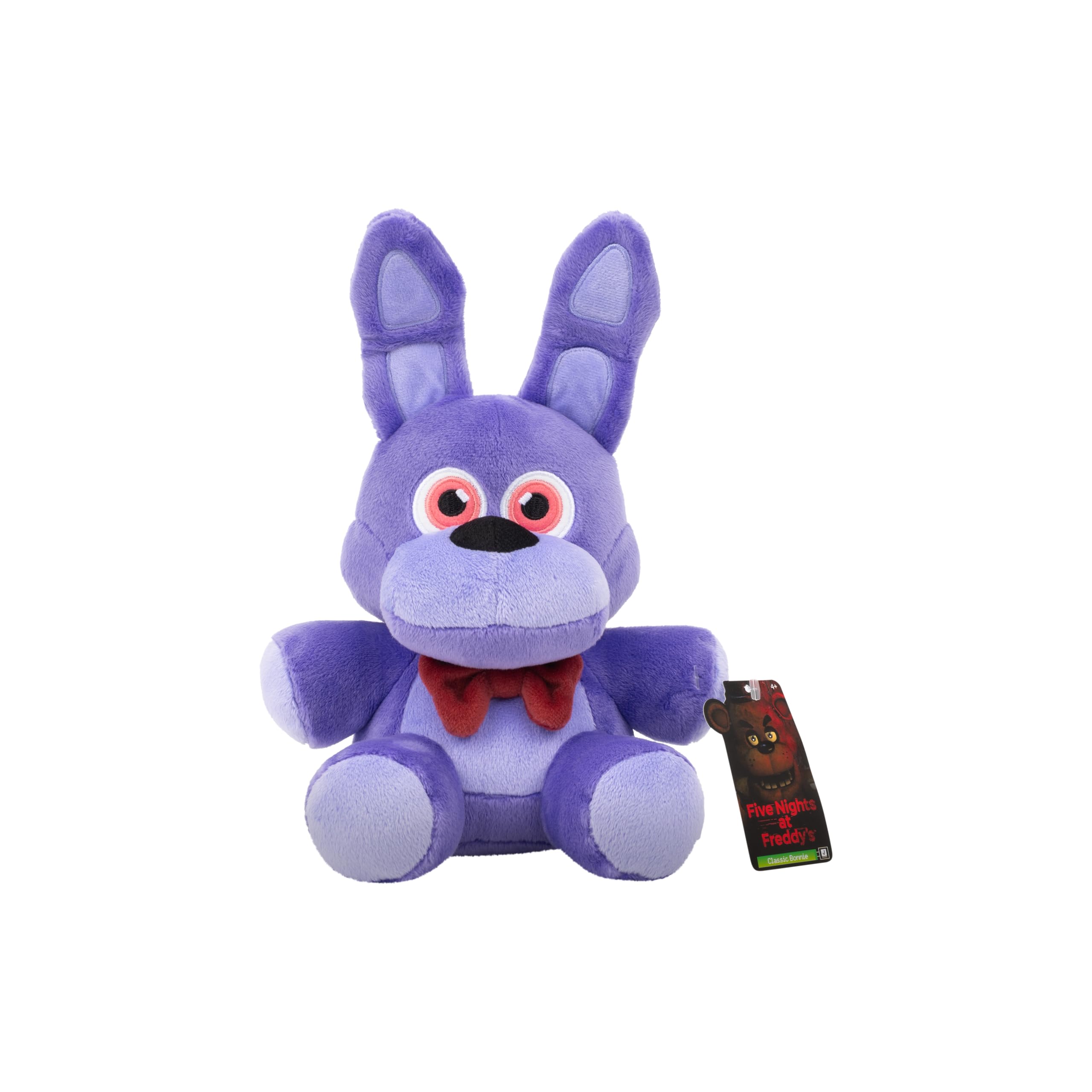 Five Nights At Freddy's Peluche classico Bonnie - Peluche 20,3 cm con materiale morbido e occhi fosforescenti