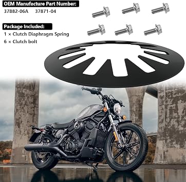 Clutch Diaphragm Spring for Harley-Davidson Big Twin 1998-2016 | 37882-06A, 37871-04