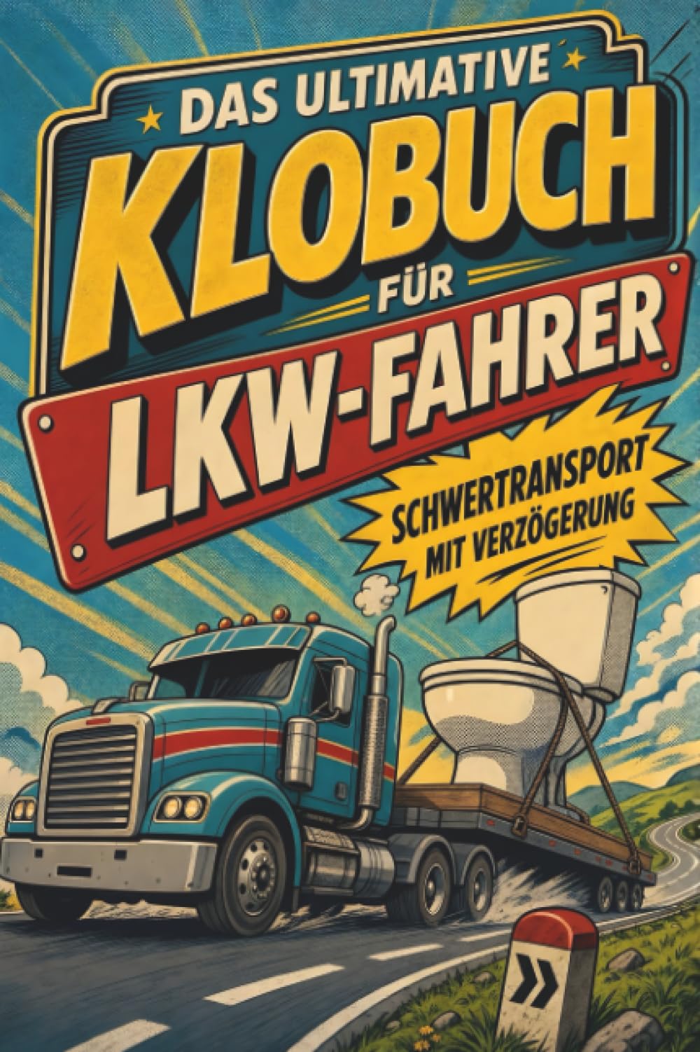 Das ultimative Klobuch für LKW-Fahrer: Schwertransport mit Verzögerung. Lustiges Geschenk für Fans von LKW-Fahren, Truckern und Autobahn