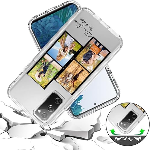 Vista 127 de Funda transparente 3 en 1 diseñada para teléfono Galaxy S21, Plus/Ultra/FE 5G Samsung, capas protectoras híbridas [protector de pantalla] Borrar 05