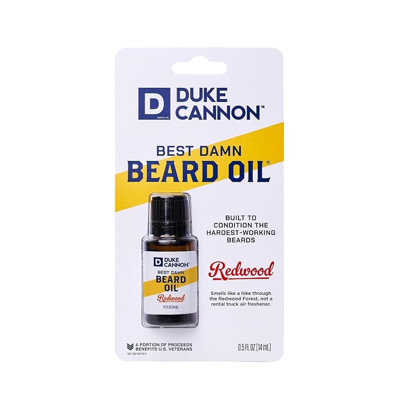 Óleo para Barba Duke Cannon Supply Co com fragrância de cedro, 15 mL