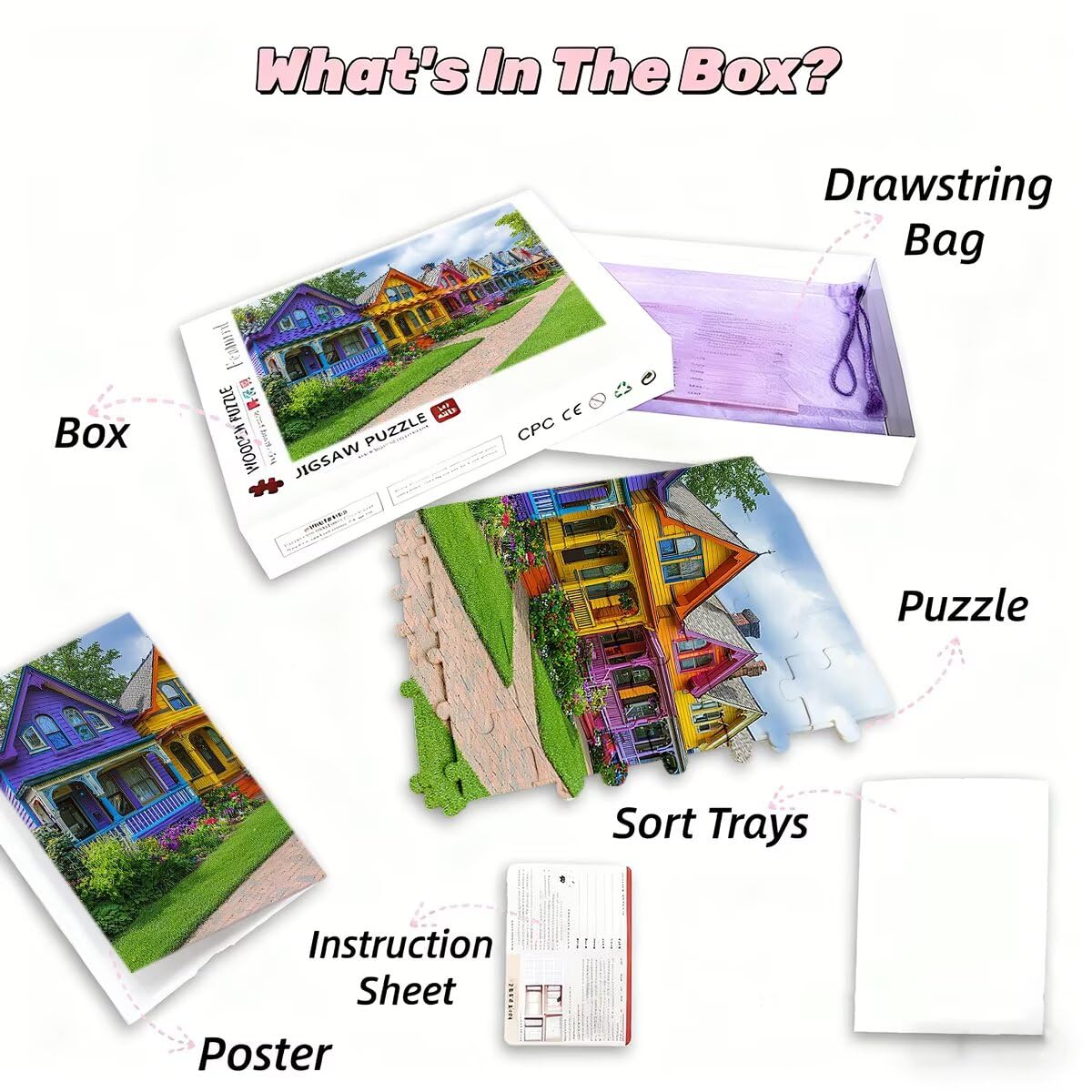Puzzle 6000 Piezas Adultos Moderno Puzzle para Adultos Cabina Rompecabezas Juguetes Educativos Regalos Originales para Mujer Rompecabezas Entretenimiento Creativo Clásico Familia Juego 179x105cm B-39