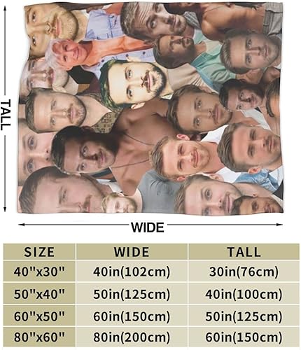 Miniatura 4 de Ryan Gosling - Manta de microforro polar ultra suave para todas las estaciones, manta cálida para sofá, silla, sofá cama