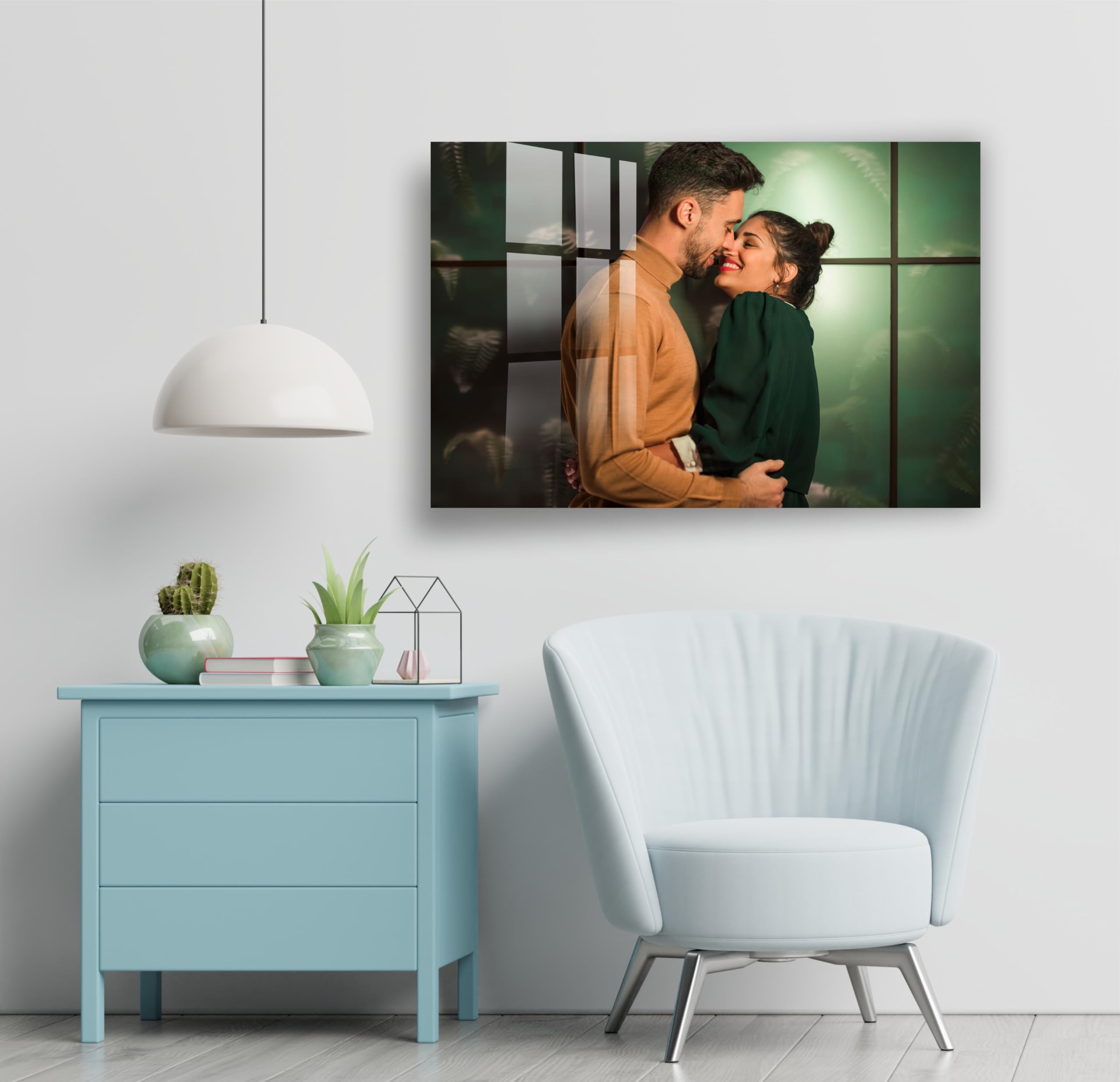 SP GRAPHICS Photo Frame(Size: 12x18 inch 5MM) Acrylic Photo Frame, Customized Acrylic photo frame, Borderless Photo Frame, Birthday, Gift, Special Moment & Family