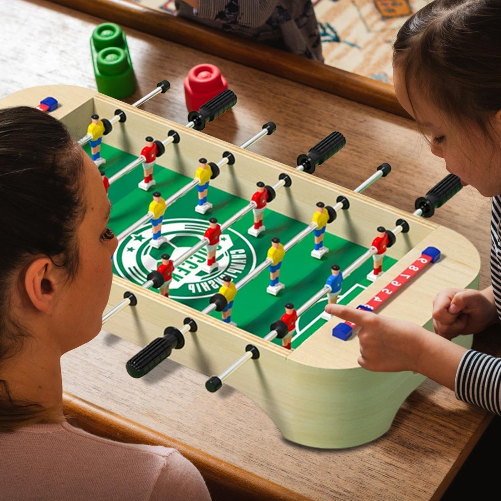 Futbolín Futbolín, Fútbol Sala, Deporte Mesa | Juegos Deportivos para Niños, Familia, Amigos, Acción de Gracias, Navidad, Año Nuevo Chino, San Valentín, Día Madre y