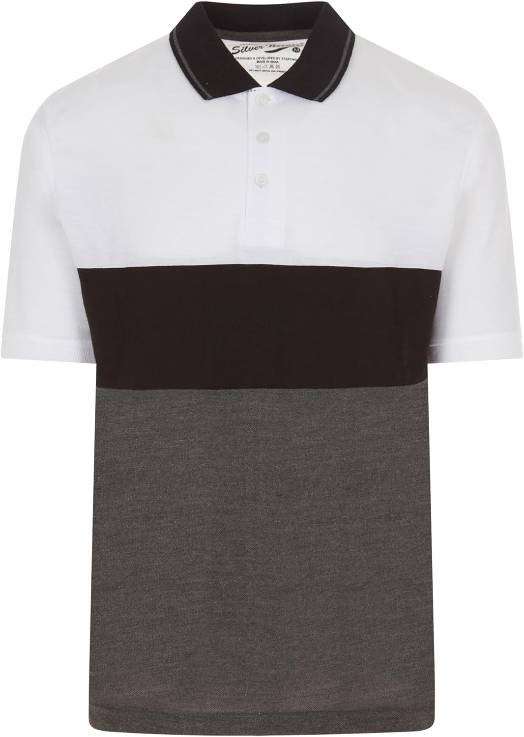 Men's Pique Polo Shirts Short Sleeve Pack of 4 - Image 5