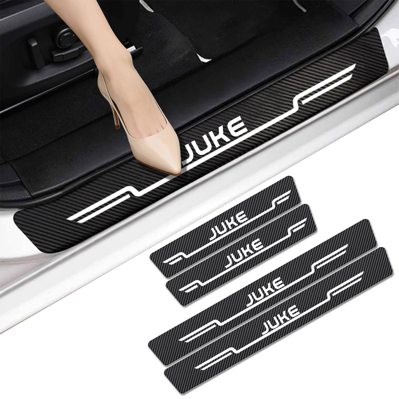 WXH97F Car Door Sill Protector for Nissan Juke 2010-2017