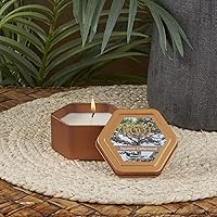 Vista 3 de Root Candles 8864147 Legacy Travel Tin - Vela de cera de abeja, madera de cedro japonés, 1 EA
