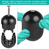 Vista 6 de BeneLabel Red de carga de escalada, red de escalada interior, red de correas de carga al aire libre, red de carga militar de escalada, escalera