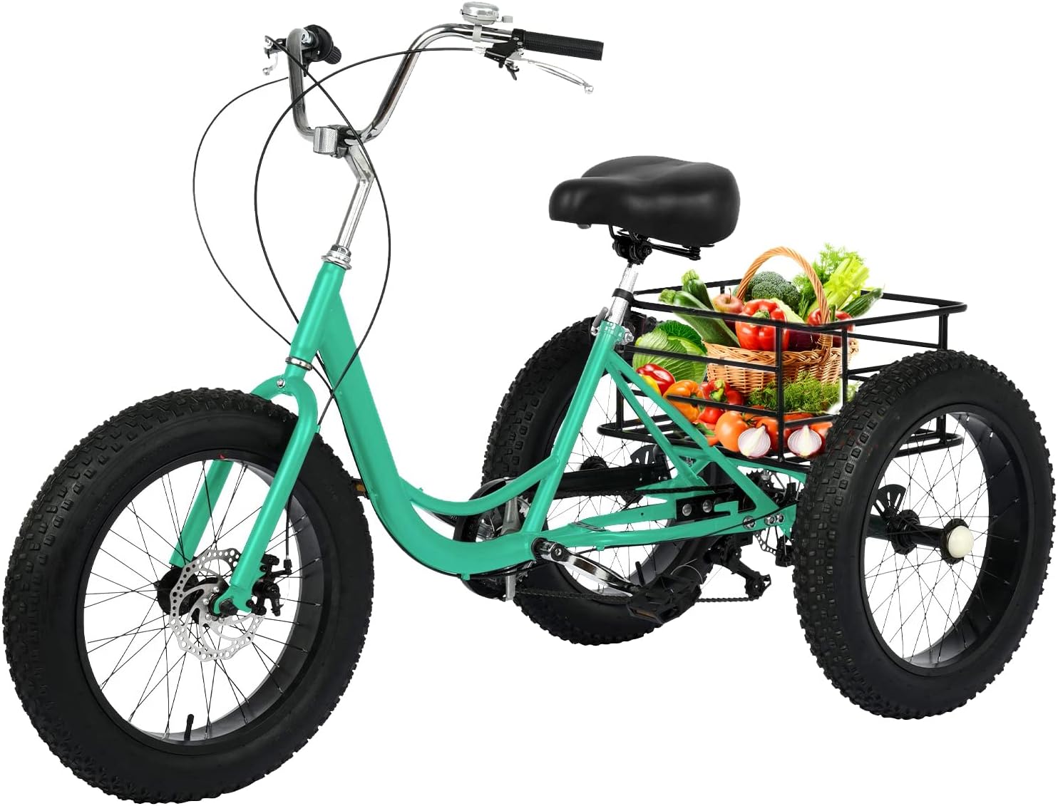 UINKISY 3 Wheel Fat Tyre Bike para sa Babae, 20 Inch Philippines Ubuy