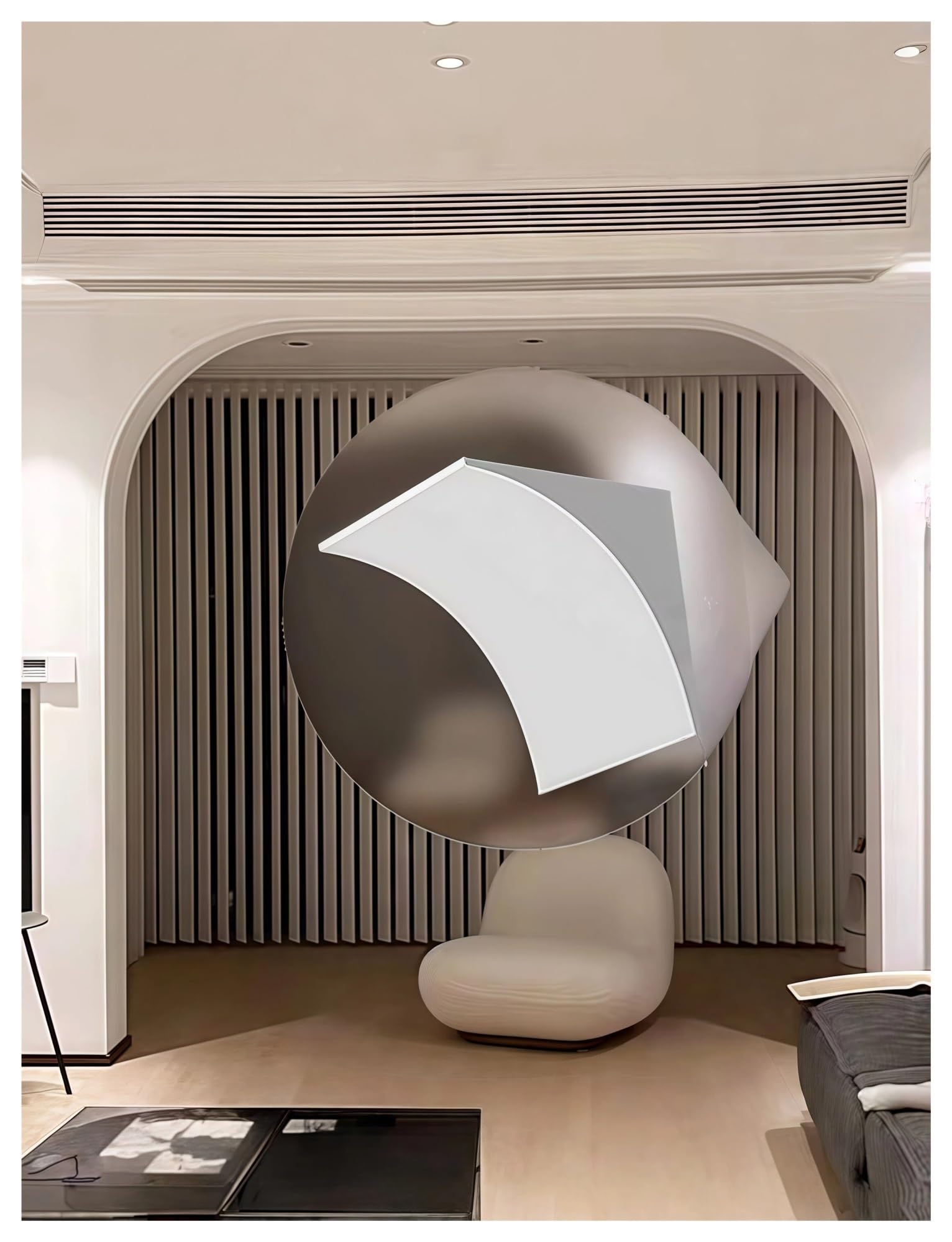 Kit fai da te in schiuma, facile da installare, staffa arrotondata per architrave per decorazione del soggiorno