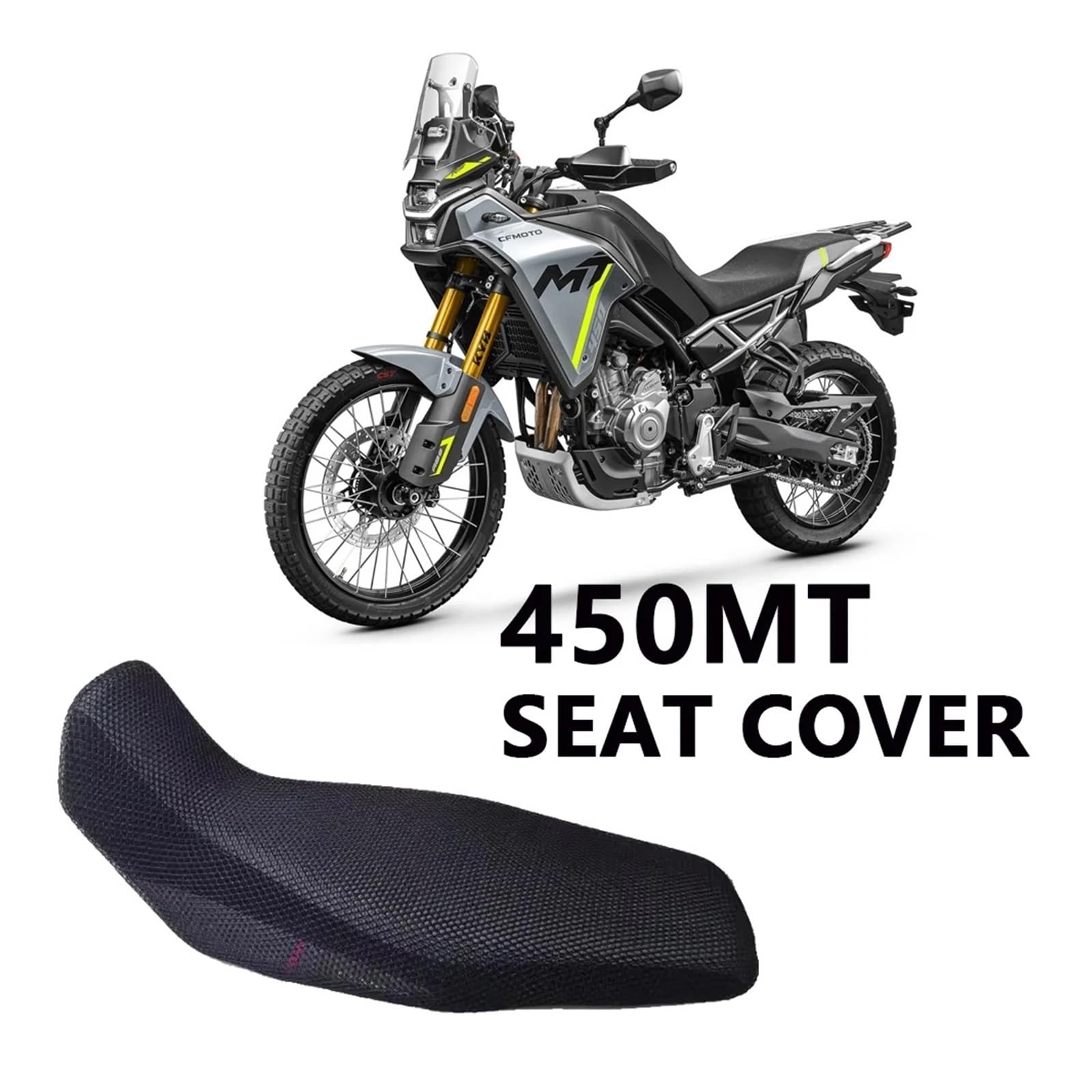 Per CFMOTO 450MT 450 MT MT450 Accessori Isolamento Termico Coprisella Coprisella Per Moto Tessuto A Rete 3D Cuscino Di Protezione Per Sella Cuscino sedile