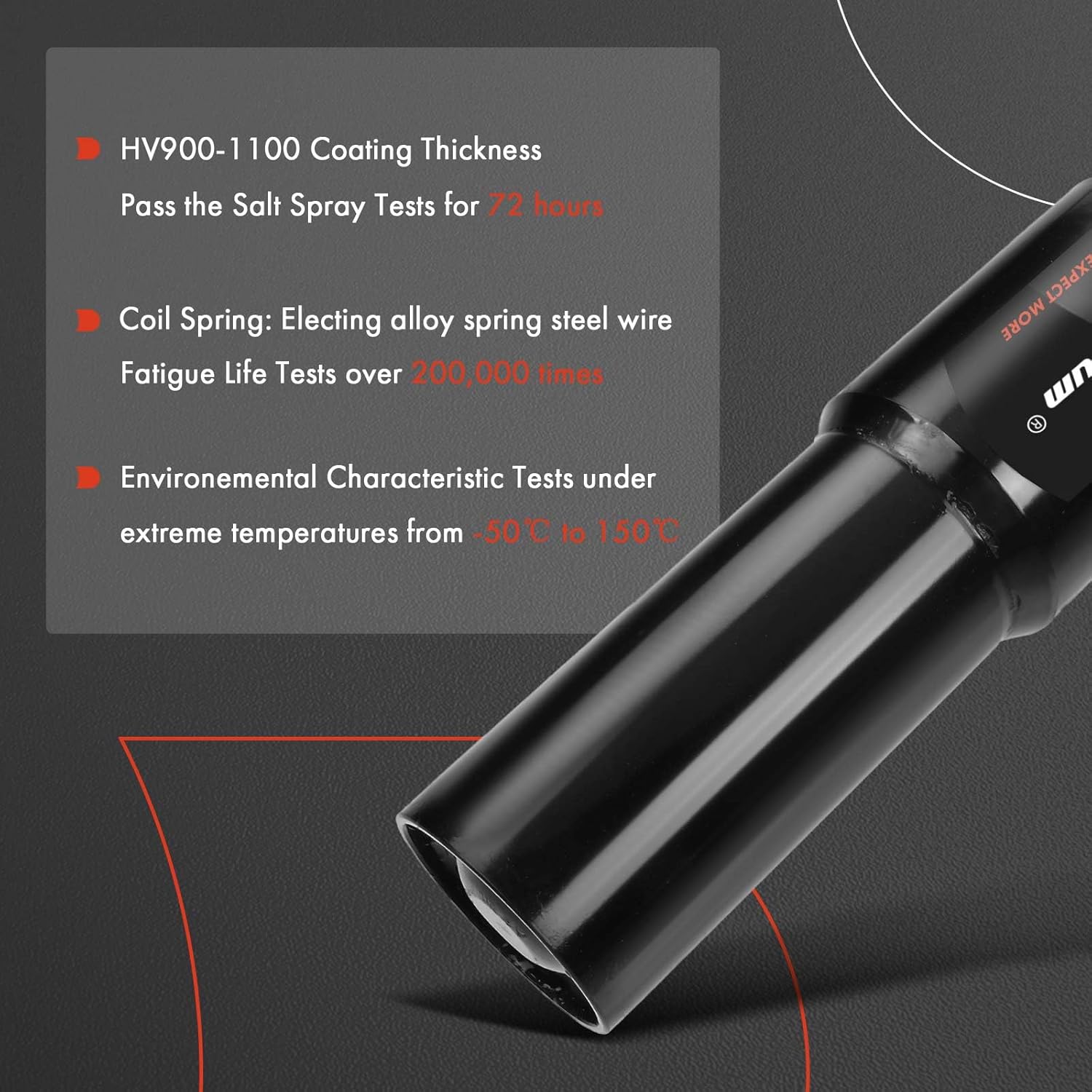 A-Premium Front Complete Strut & Coil Spring Assembly Compatible with BMW E60 [Sedan] 525i 2004-2007, 528i 2008-2010, 530i 2004-2007, 535i 2008-2010, w/o Sport Suspension, 2-PC Set