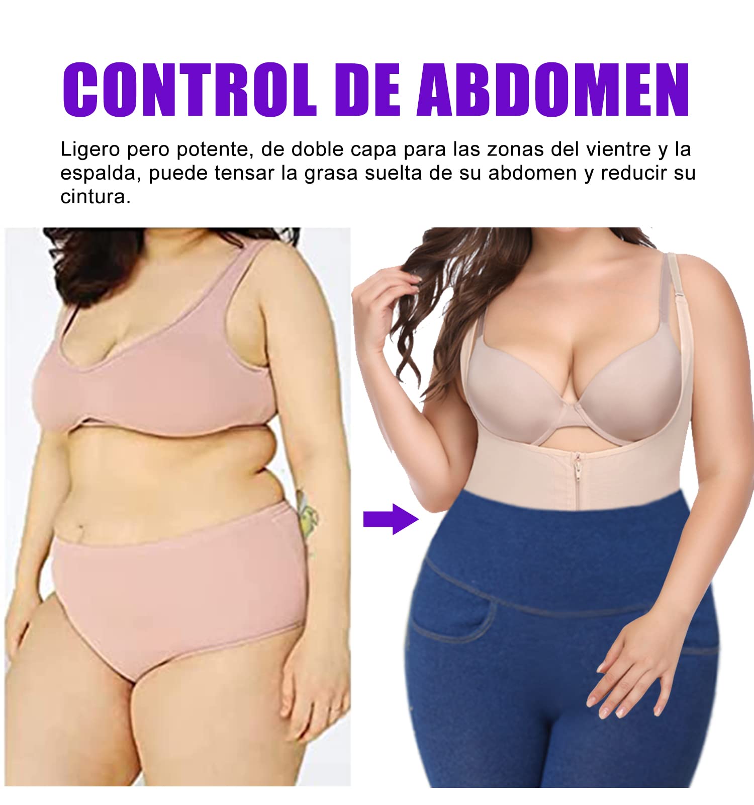 Fajas Reductoras Mujer Body Reductor Colombianas Moldeadora Shapewear Control de Abdomen Bodysuit Posparto Pantalón Corsé Body Shaper