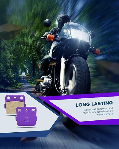Miniatura 12 de ECCPP Pastillas de Freno para Honda TRX 300EX 400EX FourTrax/Sportrax 400X 300 X, para Yamaha Raptor 350 660R, FA84 Pastillas de Freno Sinterizadas