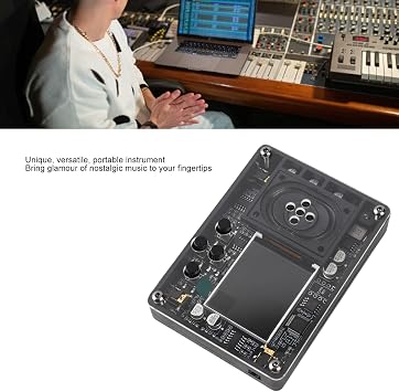 Musical Instrument Interface Theremin Musical Module, Mini Theremin Musical Electronic Creative Instrument with Screen Display, Multiple Voices Adjustable