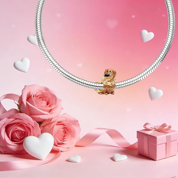 Family Heart Charms for Bracelets Valentine's Day Mother's Day Jewellery Gifts for Women