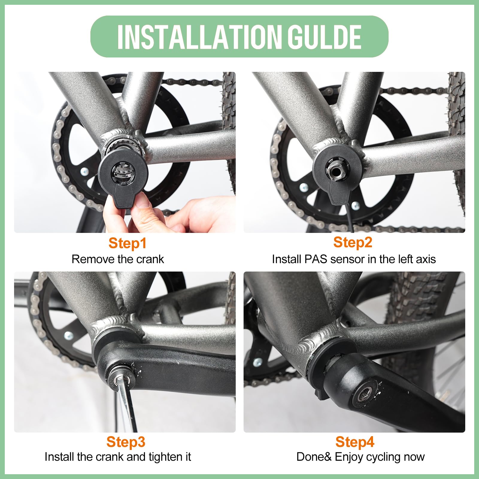 E-Bike Umbauset 250W 24V – Hinterrad-Motor, LED-Display, Für DIY Elektrofahrrad, 3300 U/min