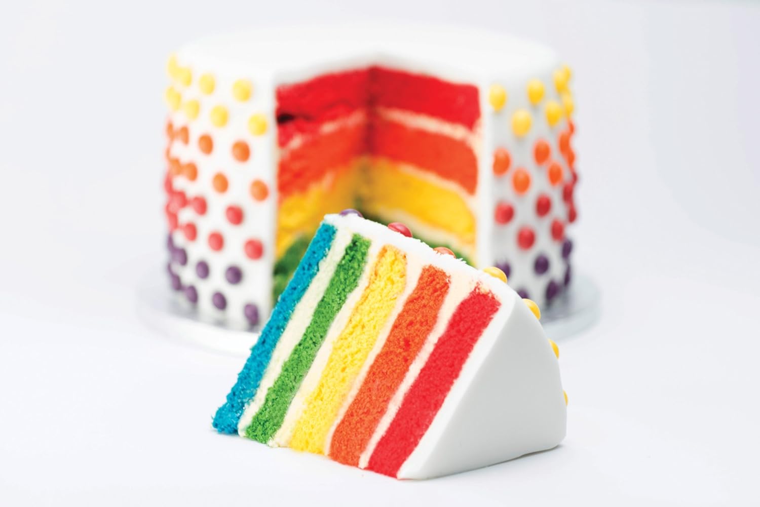 KitchenCraft Sweetly Does It Multi-Coloured Wax Birthday Cake Candles, Polka Dot Design, Pack of 24