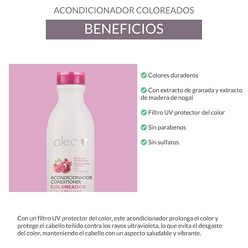 Miniatura 3 de ALEA - Acondicionador de cabello de color - Acondicionador para cabello de color - 16.9 fl oz - con extracto de granada y madera de nogal - Prolonga