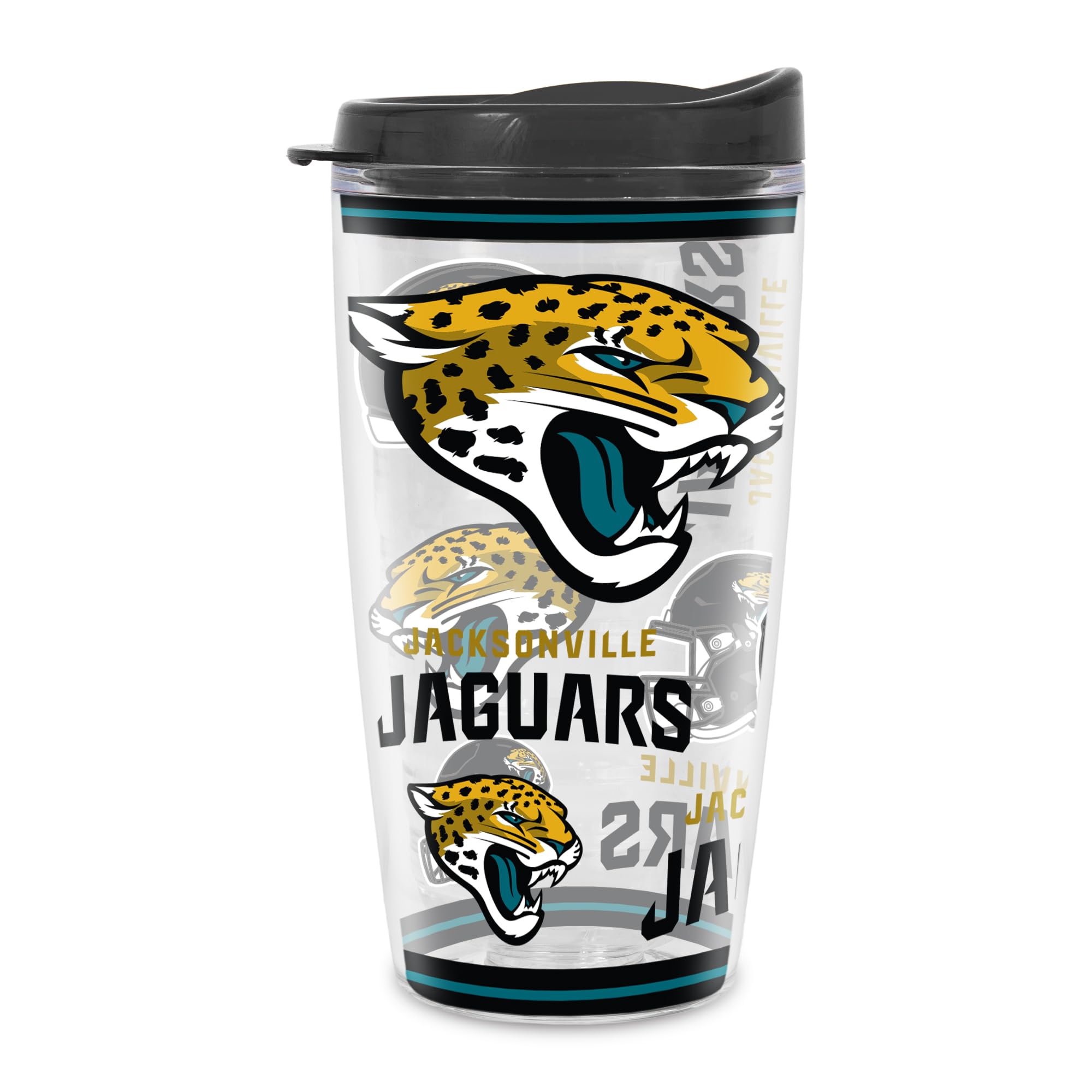 Rico Industries NFL Football Double Wall Mayhem 16oz Tritan Tumbler W Lid